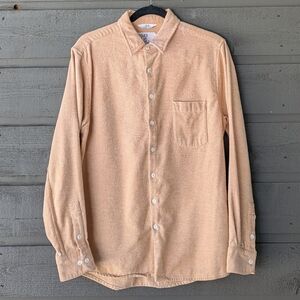 Power of My People Proper Fit Long Sleeve Button Down Shirt Size Small